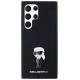 Karl Lagerfeld Silicone Ikonik Metal Pin case for Samsung Galaxy S24 Ultra - black
