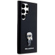 Karl Lagerfeld Silicone Ikonik Metal Pin case for Samsung Galaxy S24 Ultra - black