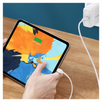 Ugreen US264 60520 USB-C / USB-C PD QC AFC Cable 2m - White