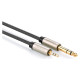 Ugreen AV127 10630 audio TRS cable mini jack 3.5mm / jack 6.35mm 5m - gray