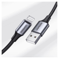 Ugreen US199 60157 USB-A / Lightning MFi cable 1.5m - black