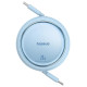 Baseus Free2Pull Cable Retractable USB-C / Lightning 20W 1m - Blue