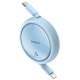 Baseus Free2Pull Cable Retractable USB-C / Lightning 20W 1m - Blue