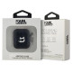 Karl Lagerfeld Monogram Choupette Head case for AirPods 1 / 2 - black