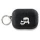 Karl Lagerfeld Monogram Karl & Choupette Head Case for AirPods Pro 2 - Black