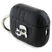 Karl Lagerfeld Monogram Karl & Choupette Head Case for AirPods Pro 2 - Black