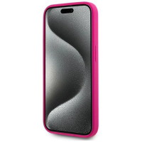 Karl Lagerfeld Silicone Choupette Head MagSafe case for iPhone 15 Pro Max - pink