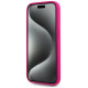 Karl Lagerfeld Silicone Choupette Head MagSafe case for iPhone 15 Pro Max - pink