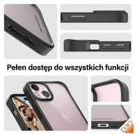Panzerglass Military Grade Certified PanzerGlass ClearCase iPhone 15 Case - Transparent & Black