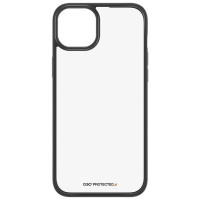Panzerglass ClearCase Case for iPhone 15 Plus / 14 Plus with Military Grade Certification - Clear & Black