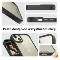 Panzerglass ClearCase Case for iPhone 15 Plus / 14 Plus with Military Grade Certification - Clear & Black