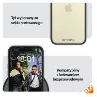 Panzerglass ClearCase Case for iPhone 15 Plus / 14 Plus with Military Grade Certification - Clear & Black