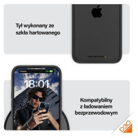 Panzerglass ClearCase Case for iPhone 15 Pro Max with Military Grade Certification - Transparent and Black