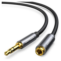 Ugreen AV118 10538 cable 3.5 mm mini jack (male) / 3.5 mm mini jack (female) 5m - silver