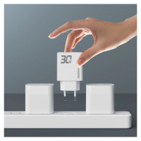 Dudao GaN Dudao A30EU 30W USB-A / USB-C Wall Charger - White