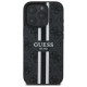 Guess 4G Printed Stripes MagSafe case for iPhone 16 Pro Max - black