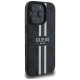 Guess 4G Printed Stripes MagSafe case for iPhone 16 Pro Max - black