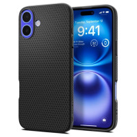 Spigen Liquid Air Case for iPhone 16 Plus - Black