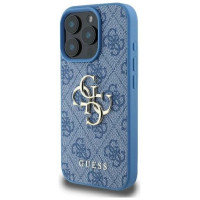 Guess 4G Big Logo iPhone 16 Pro Case - Blue