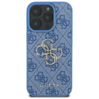 Guess 4G Big Logo iPhone 16 Pro Case - Blue