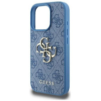 Guess 4G Big Logo iPhone 16 Pro Case - Blue