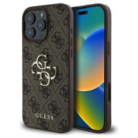 Guess 4G Big Logo iPhone 16 Pro Case - Brown