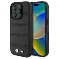 BMW M Perforated And Stitched Line MagSafe case for iPhone 16 Pro - black