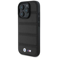 BMW M Perforated And Stitched Line MagSafe case for iPhone 16 Pro - black
