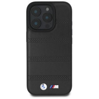 BMW M Perforated And Stitched Line MagSafe case for iPhone 16 Pro - black