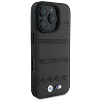 BMW M Perforated And Stitched Line MagSafe case for iPhone 16 Pro - black