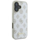 Guess Peony Script Logo MagSafe iPhone 16 Case - White