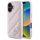 Karl Lagerfeld Quilted Signature iPhone 16 Case - Pink
