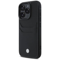 BMW Sign Leather Cardslot Case for iPhone 16 Pro Max - Black