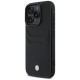 BMW Sign Leather Cardslot Case for iPhone 16 Pro Max - Black