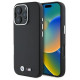 BMW M Smooth Full Wrapped Metal MagSafe Case for iPhone 16 Pro Max - Black
