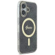 Guess IML 4G MagSafe Case for iPhone 16 Plus - Black