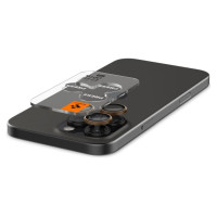 Spigen Optik Pro GLAS.TR ”EZ FIT” Camera Protector 2-PACK for iPhone 16 Pro / Pro Max - Brown