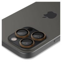 Spigen Optik Pro GLAS.TR ”EZ FIT” Camera Protector 2-PACK for iPhone 16 Pro / Pro Max - Brown
