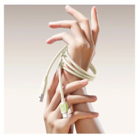 Joyroom S-A53 3A USB-A - Lightning Cable with Fluorescent Tip 1.2m - Beige