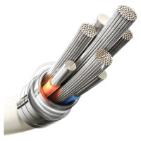 Joyroom S-A53 30W USB-C - Lightning Cable with Fluorescent Tip 1.2m - Beige