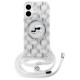 Karl Lagerfeld IML Crossbody Monogram Karl & Choupette Head MagSafe iPhone 16 Case - Clear