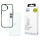 3Mk Protection 3mk Satin Armor Case+ Green for Apple iPhone 16 Plus - transparent