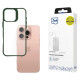 3Mk Protection 3mk Satin Armor Case+ Green for Apple iPhone 16 Pro - transparent
