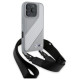BMW M Edition Carbon Stripe & Strap iPhone 16 Pro Max Case - Gray