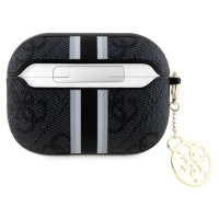 Guess GUAP2P4RPSK AirPods Pro 2 (2022/2023) cover black/black 4G Printed Stripes Charm