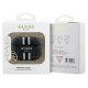 Guess GUAP2P4RPSK AirPods Pro 2 (2022/2023) cover black/black 4G Printed Stripes Charm
