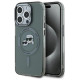 Karl Lagerfeld KLHMP15LHLSKCK iPhone 15 Pro 6.1" black/black hardcase IML Metal Karl&Choupette Head MagSafe