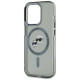 Karl Lagerfeld KLHMP15LHLSKCK iPhone 15 Pro 6.1" black/black hardcase IML Metal Karl&Choupette Head MagSafe