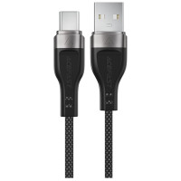 Acefast C11-04 USB-A - USB-C 3A Cable 1.2m Magnetic Braid - Black