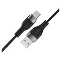Acefast C11-04 USB-A - USB-C 3A Cable 1.2m Magnetic Braid - Black